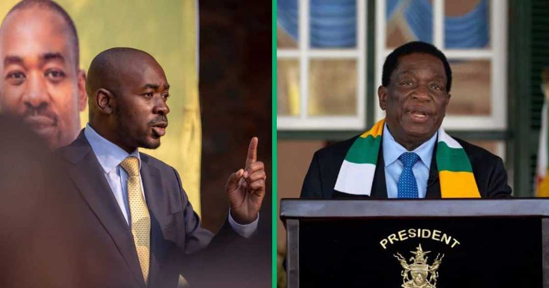Zimbabwean opposition leader Nelson Chamisa plans to challenge Emmerson Mnagagwa's re-election Zimbabwean opposition leader Nelson Chamisa plans to challenge Emmerson Mnagagwa's re-election
