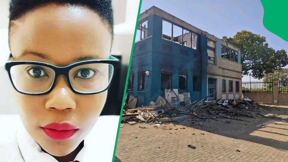 The sister of Onalena, Matlhogonolo, found her sister after multiple requests to firemen to search the apartment again. The sister of Onalena, Matlhogonolo, found her sister after multiple requests to firemen to search the apartment again.