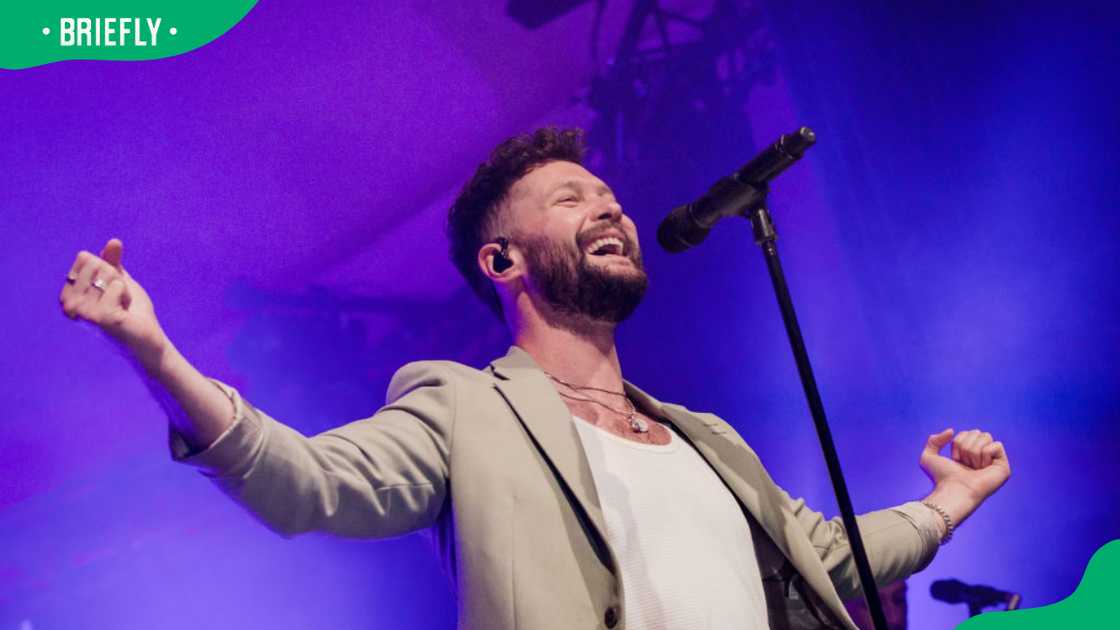 Calum Scott during a 2022 concert at the Metropol Calum Scott during a 2022 concert at the Metropol