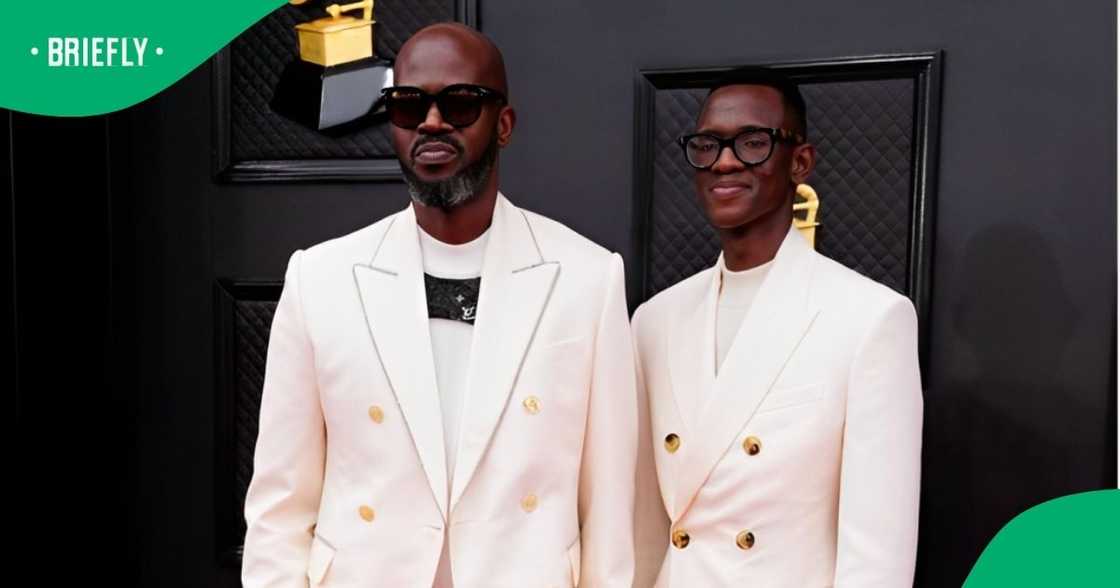 Black Coffee and his son Esona Maphumulo sparked a frenzy with their recent picture.