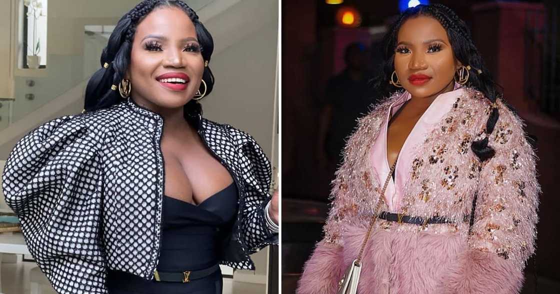 Makhadzi's wig fell off Makhadzi's wig fell off