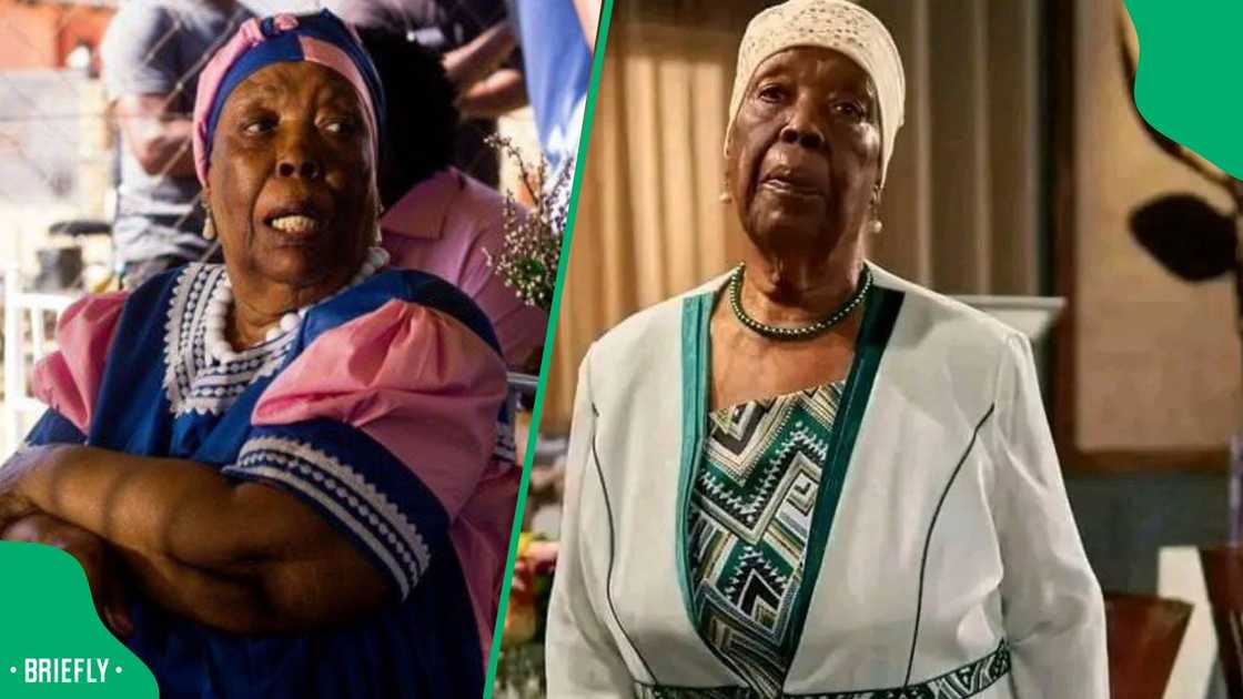 Veteran actress Lydia Mokgokoloshi played Koko Mantsha in 'Skeem Saam'