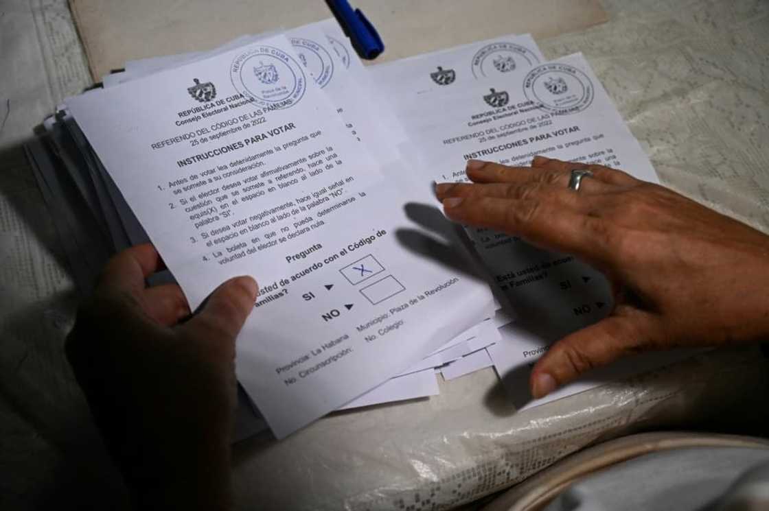 Cuba's new Family Code defines marriage as the union between two people, rather than that of a man and a woman Cuba's new Family Code defines marriage as the union between two people, rather than that of a man and a woman