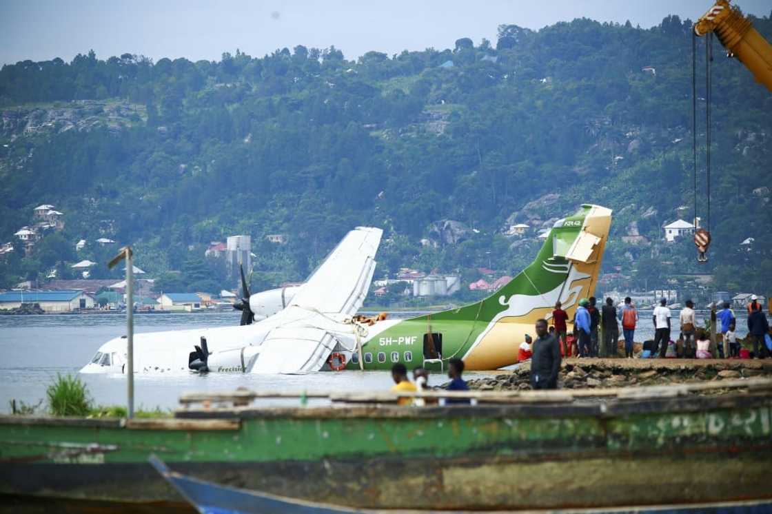 Nineteen people died when the Precision Air plane went down on Sunday