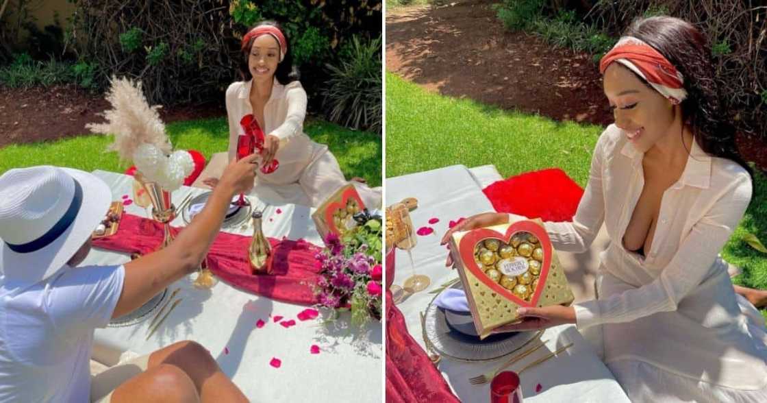 Mzansi, Itumeleng Khune's, Valentine’s Day, Sphelele Makhunga Mzansi, Itumeleng Khune's, Valentine’s Day, Sphelele Makhunga