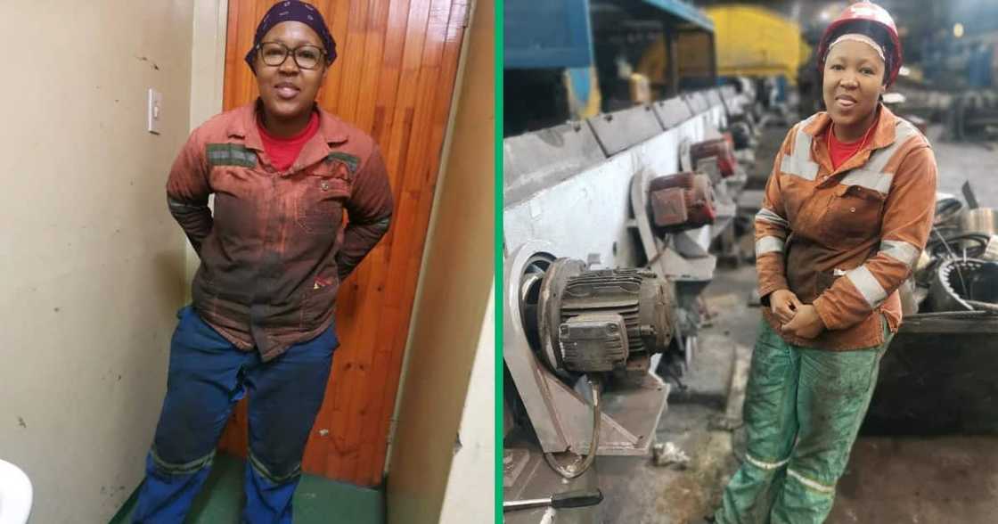 A female mechanical fitter and turner in Gauteng who is looking for work after being unemployed for two months. A female mechanical fitter and turner in Gauteng who is looking for work after being unemployed for two months.