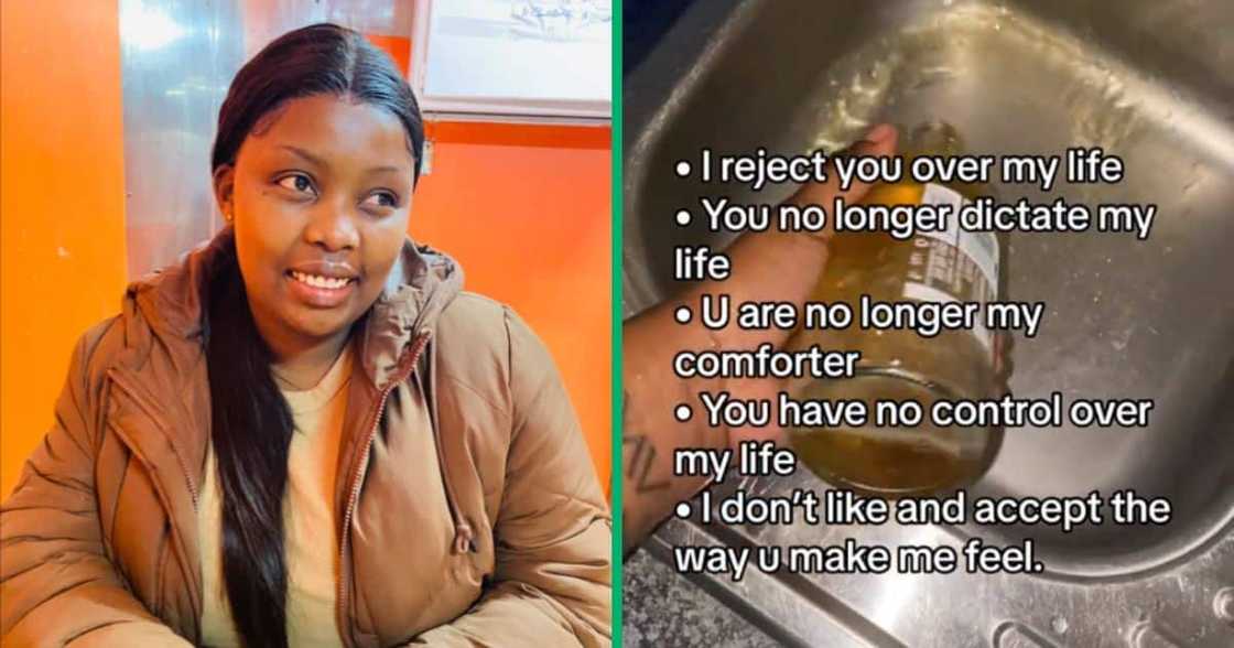 Woman pours Savanna down the drain Woman pours Savanna down the drain