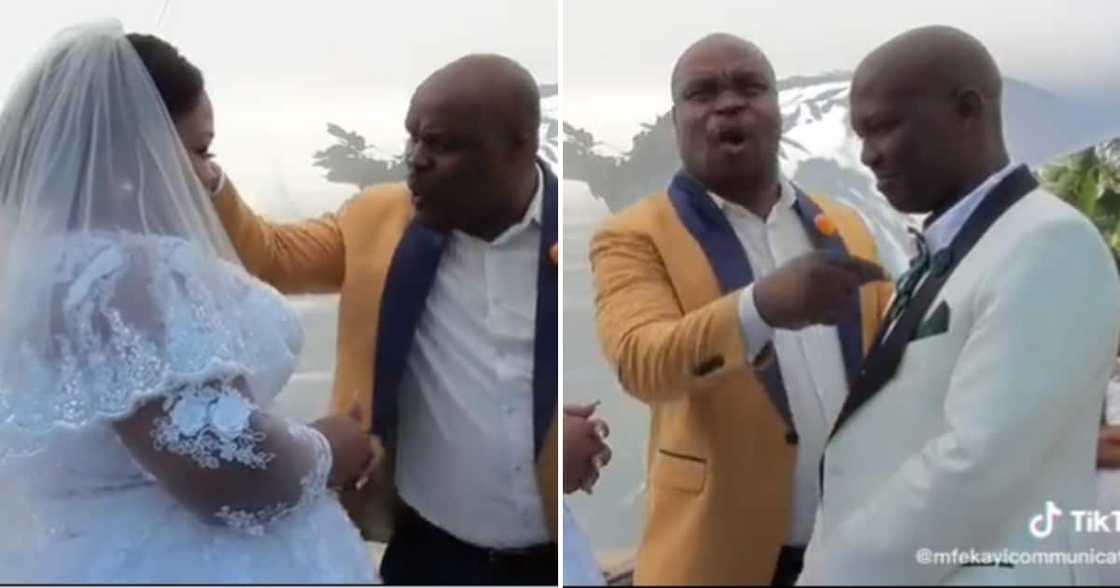 Pastor telling a bride to worship her husband Pastor telling a bride to worship her husband