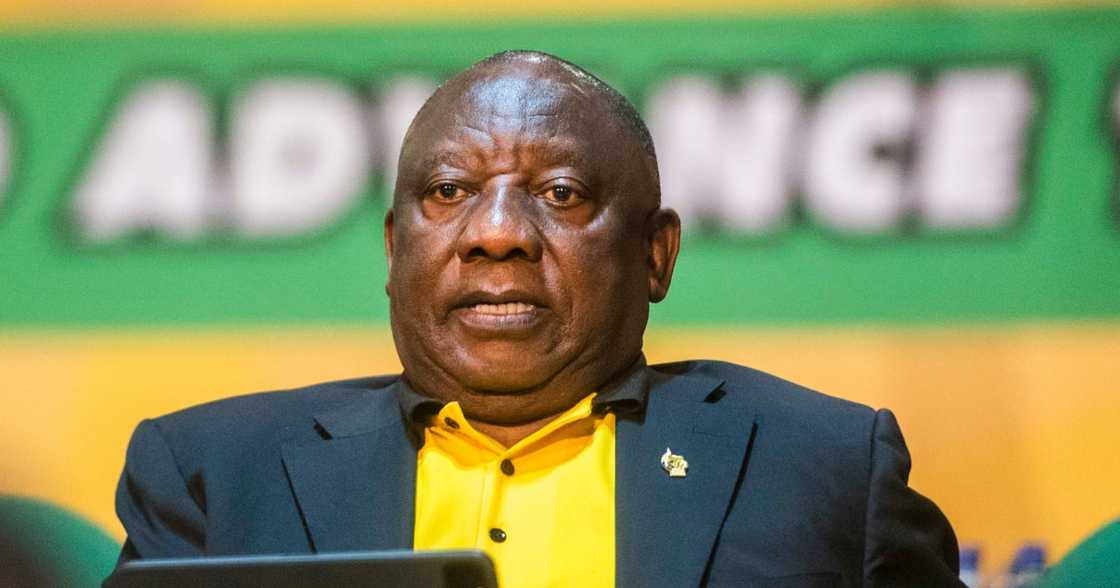 ANC President Cyril Ramaphosa ANC President Cyril Ramaphosa