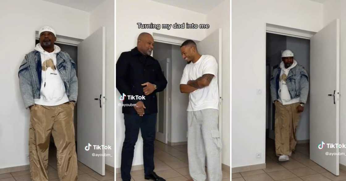 TikTok user @ayoubm_ and his hot dad TikTok user @ayoubm_ and his hot dad