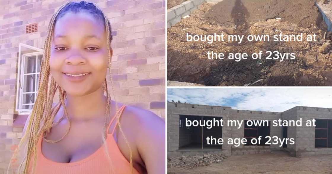 23-year-old lady stuns by building own house 23-year-old lady stuns by building own house
