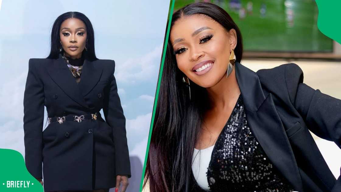 Thembi Seete shared some more bikini pictures