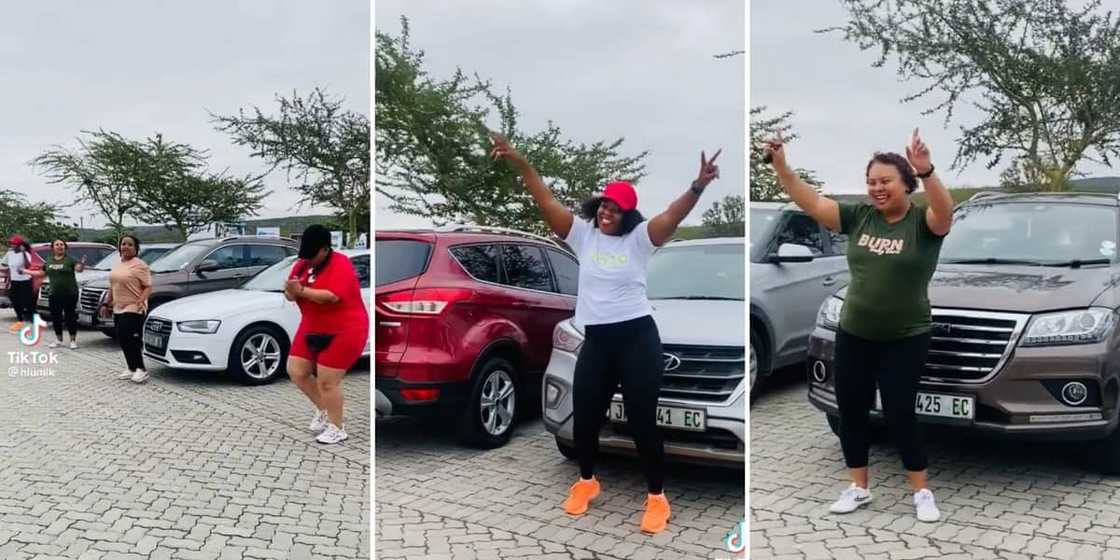 Girlfriends with their fancy cars Girlfriends with their fancy cars