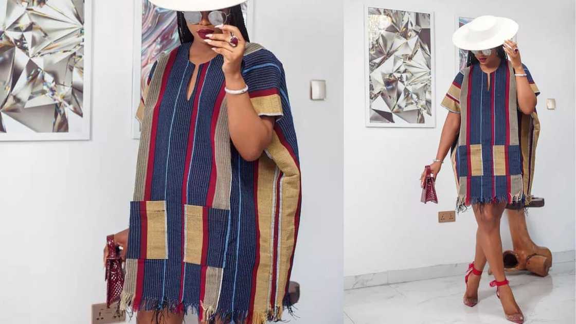 Asa oke fabric dashiki gown Asa oke fabric dashiki gown