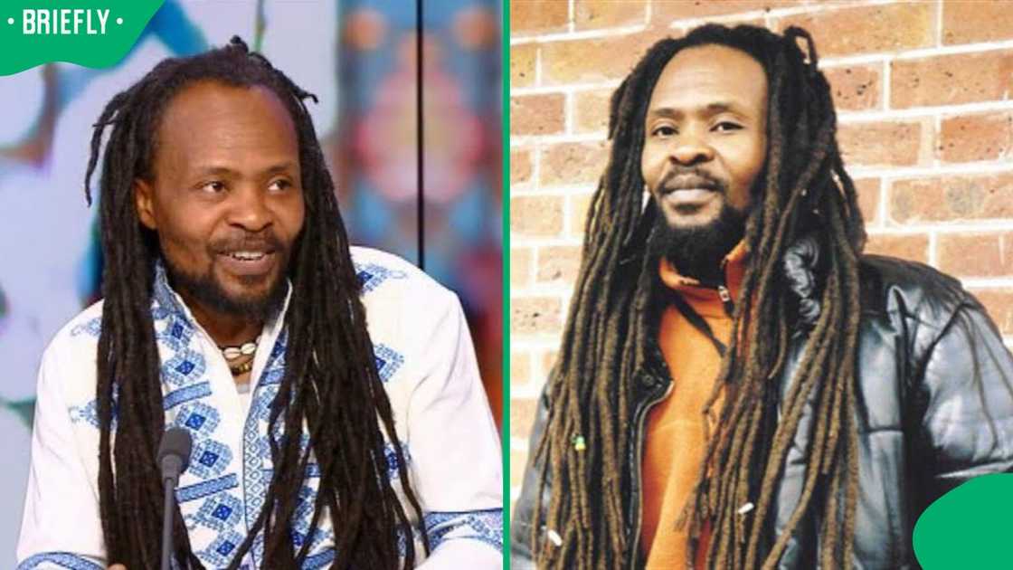 Reggae musical artist Rass Dumisani. Reggae musical artist Rass Dumisani.