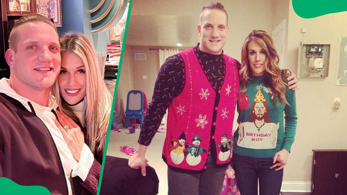 AJ Hawk and Laura Quinn AJ Hawk and Laura Quinn