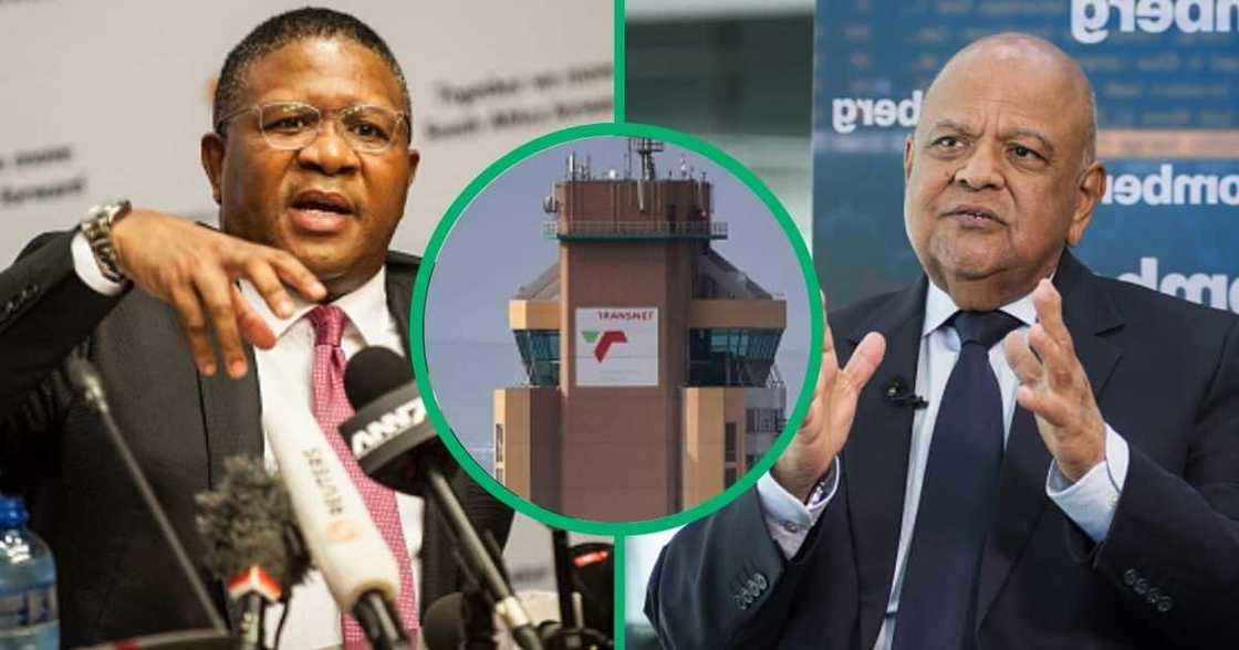 Fikile Mbalula, Pravin Gordhan Fikile Mbalula, Pravin Gordhan