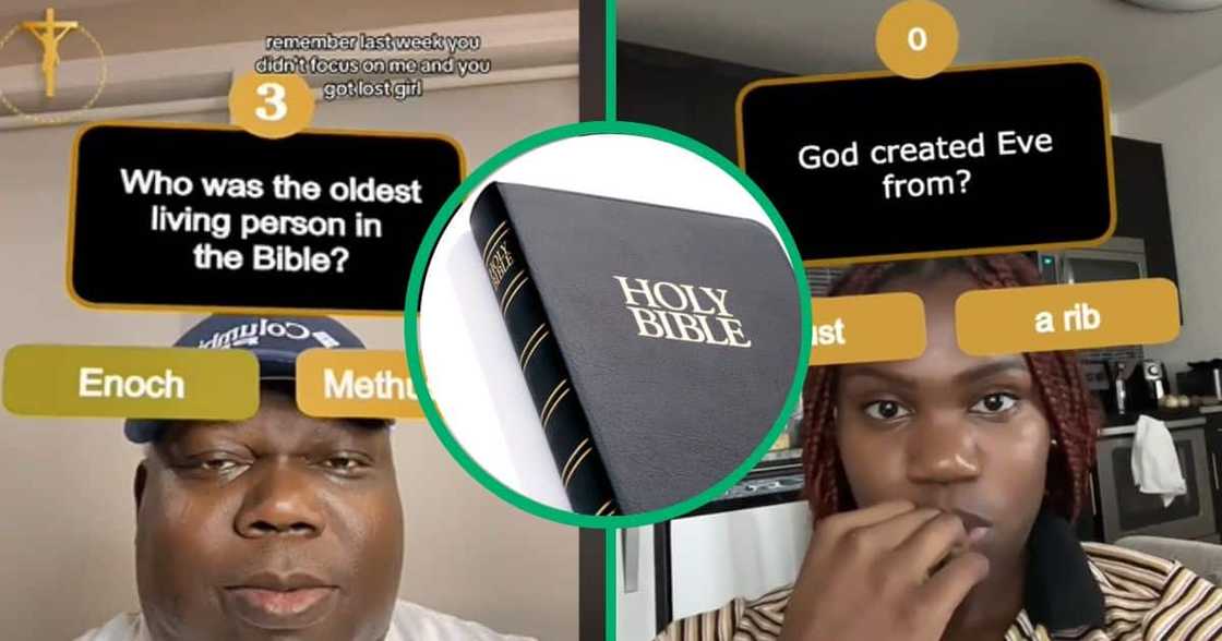 TikTok video of pastor doing bible quiz TikTok video of pastor doing bible quiz