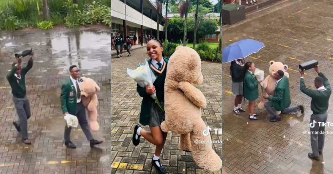 Pretoria school girl gets Valentine's Day surprise