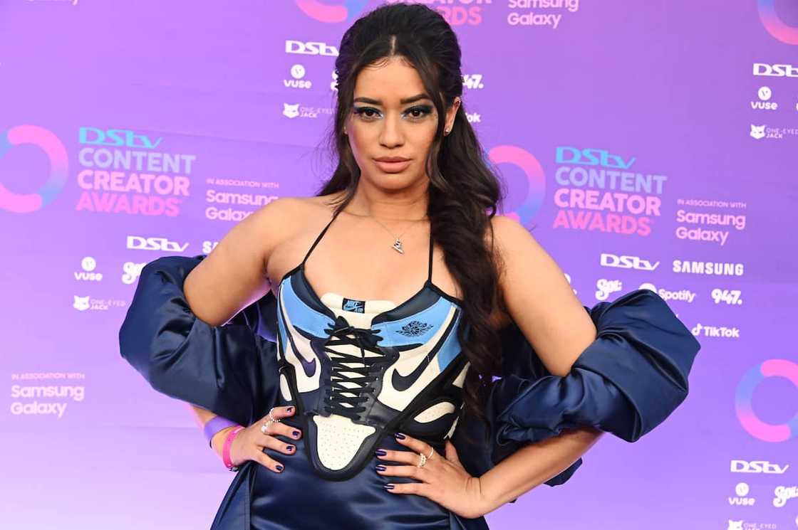 Kim Jayde during the 2nd Annual DSTV Content Creator Awards at The Galleria on 9 September 2023. Kim Jayde during the 2nd Annual DSTV Content Creator Awards at The Galleria on 9 September 2023.