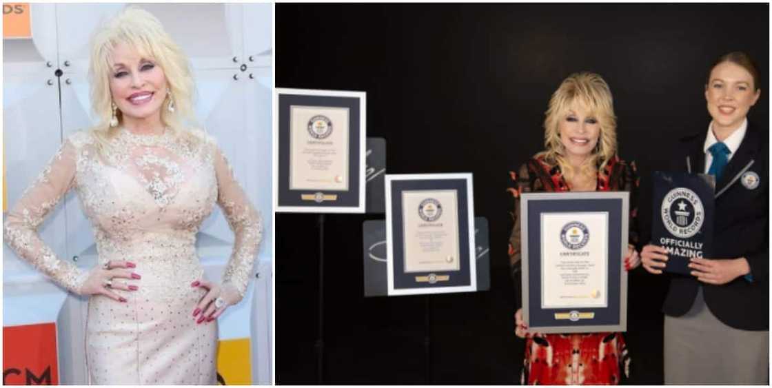 Dolly Parton breaks Guinness World record Dolly Parton breaks Guinness World record