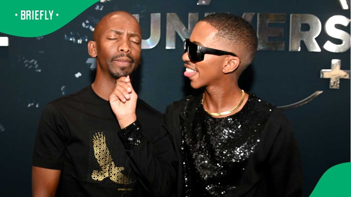 Lasizwe and his brother Lungile Lasizwe and his brother Lungile