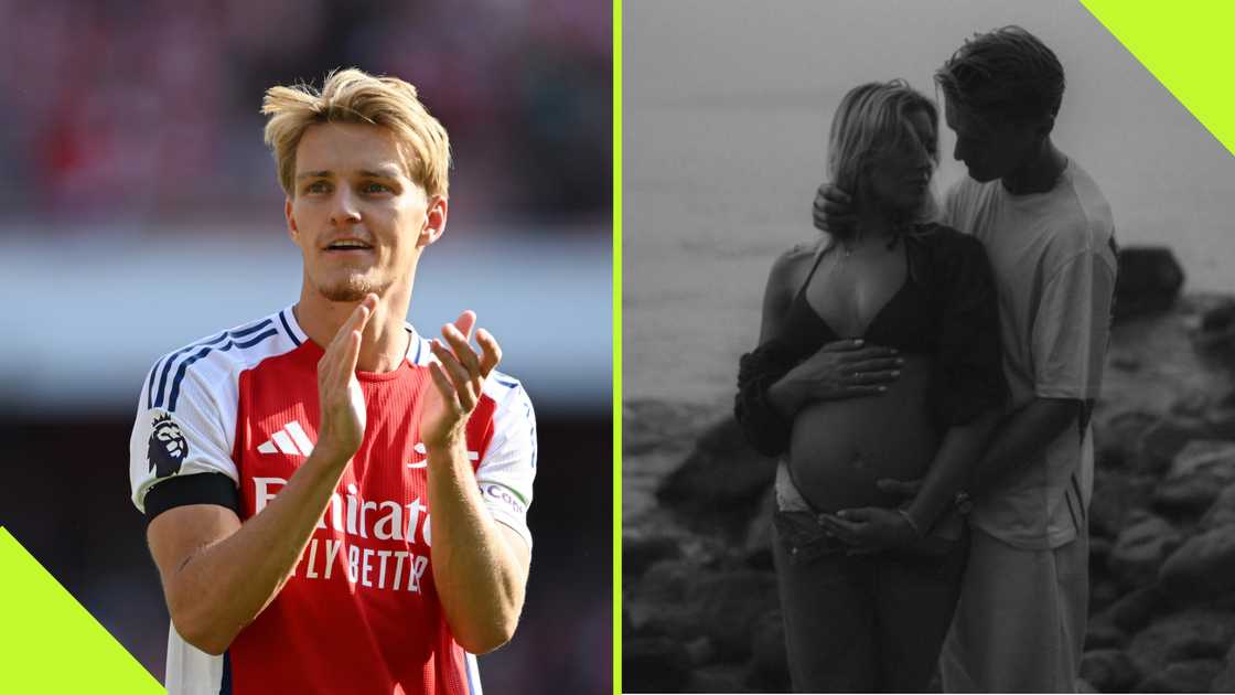 Odegaard and Partner Expecting First Child, Celebrate with Adorable Beach Announcement