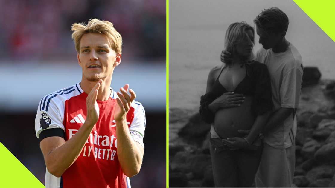 Odegaard and Partner Expecting First Child, Celebrate with Adorable Beach Announcement Odegaard and Partner Expecting First Child, Celebrate with Adorable Beach Announcement