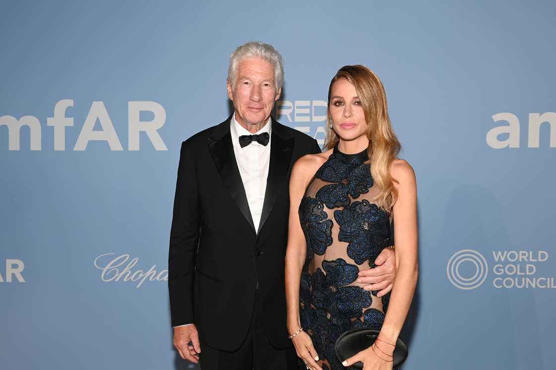 Richard Gere and Alejandra Silva in Venice Richard Gere and Alejandra Silva in Venice