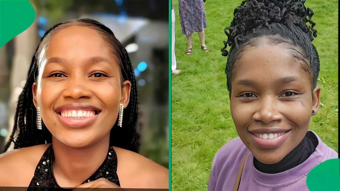 A TikTok video shows a woman crying after landing a full-time job. A TikTok video shows a woman crying after landing a full-time job.