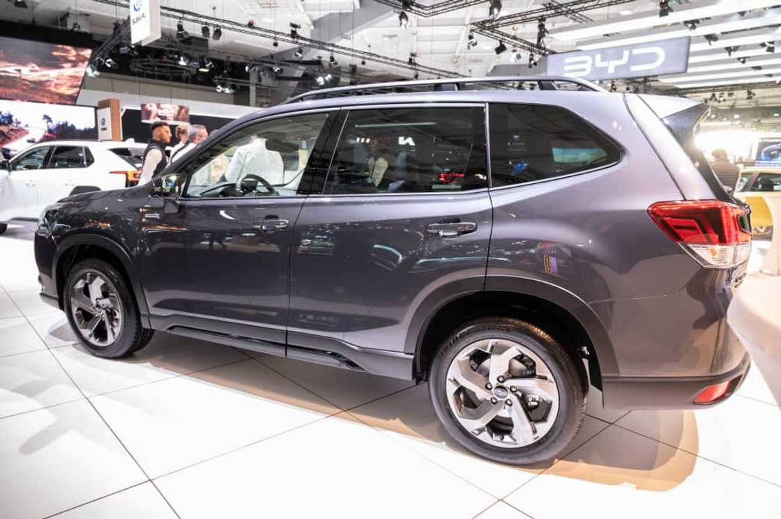 Subaru Forester SUV car at Brussels Expo Subaru Forester SUV car at Brussels Expo