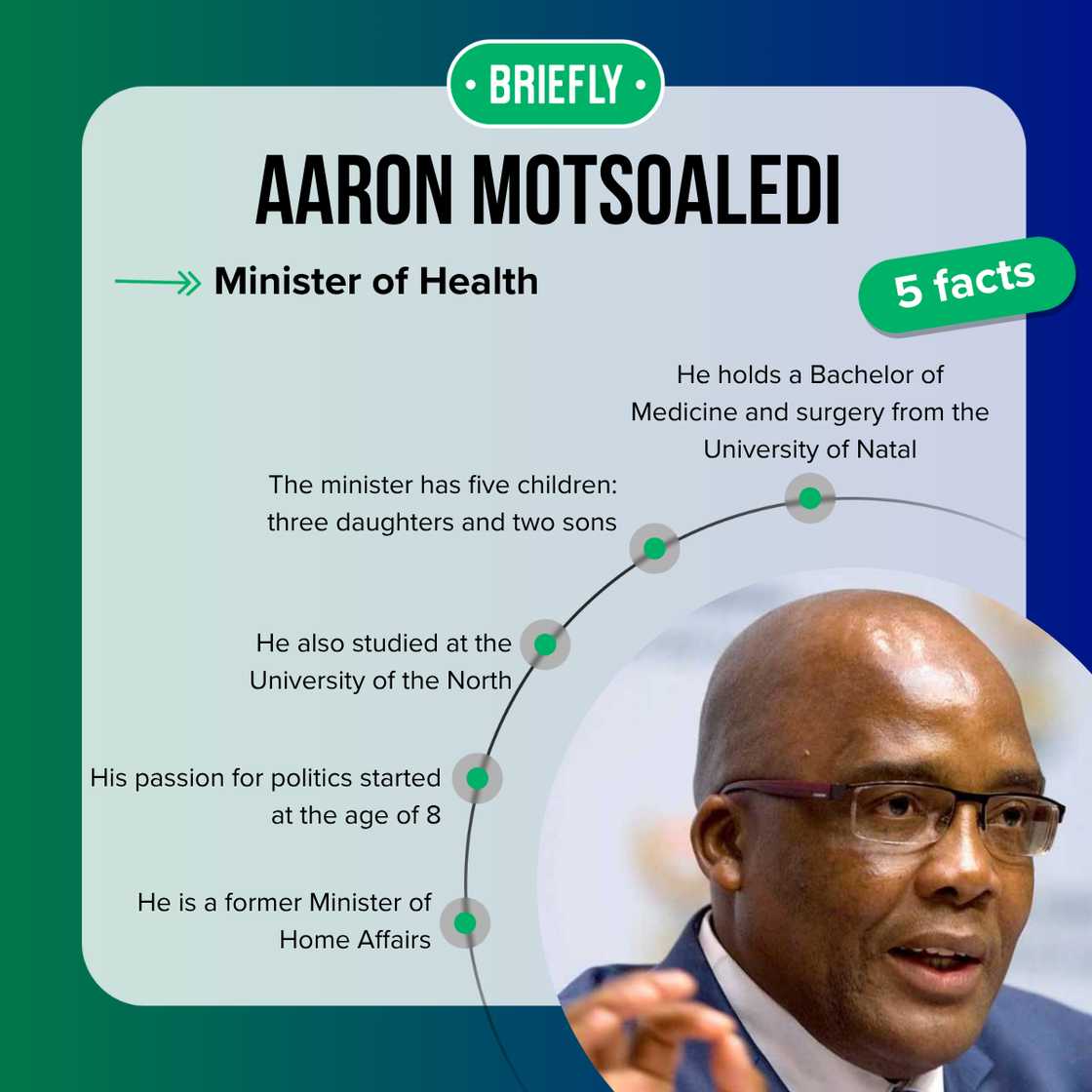 Top 5 facts about Aaron Motsoaledi Top 5 facts about Aaron Motsoaledi