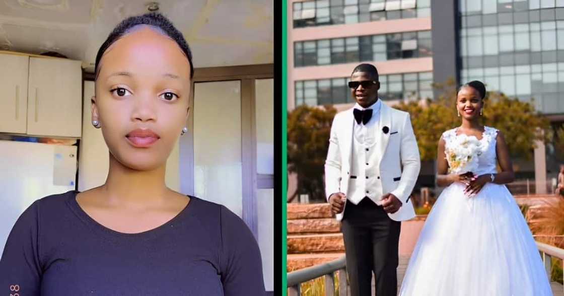 A TikTok video shows a woman thanking her sister for her grand gesture. A TikTok video shows a woman thanking her sister for her grand gesture.