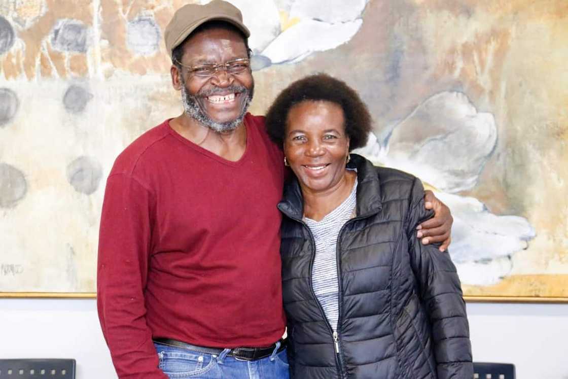 Mathatha Tsedu and wife Marubini Tsedu