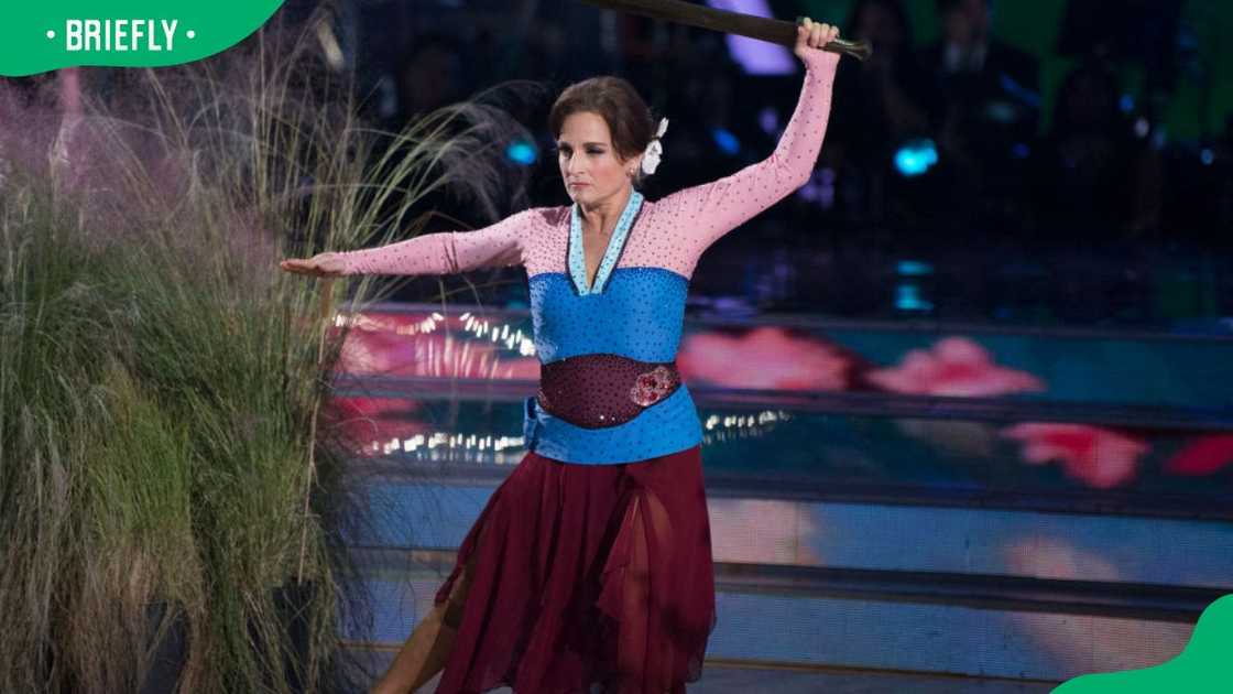 Retired athlete Mary Lou Retton during an episode of the Dancing With the Stars