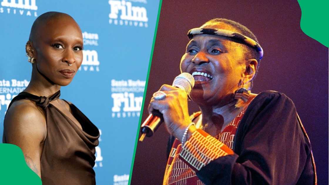 Cynthia Erivo shared she was studying Miriam Makeba