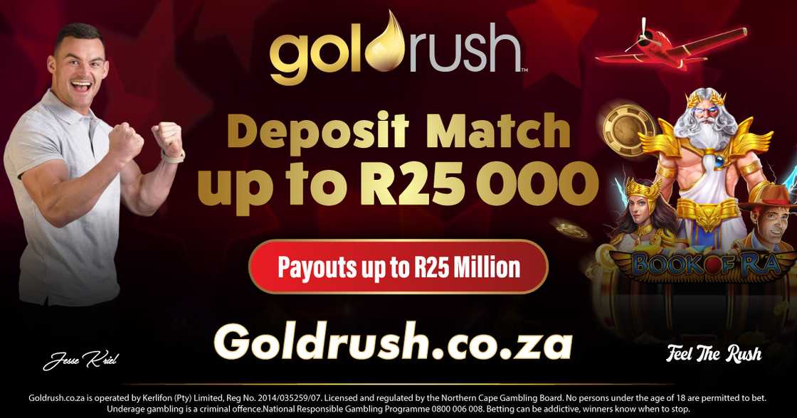Goldrush Gaming Group (“Goldrush”) stands at the forefront of South Africa’s gaming
industry, offering a diverse and exciting portfolio of gaming experiences. Goldrush Gaming Group (“Goldrush”) stands at the forefront of South Africa’s gaming
industry, offering a diverse and exciting portfolio of gaming experiences.