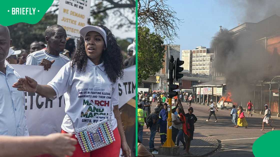 Jacinta Ngobese-Zuma reacted to the Department of Home Affairs's withdrawal of the asylum seeker directive which sparked violent protests in Durban Jacinta Ngobese-Zuma reacted to the Department of Home Affairs's withdrawal of the asylum seeker directive which sparked violent protests in Durban