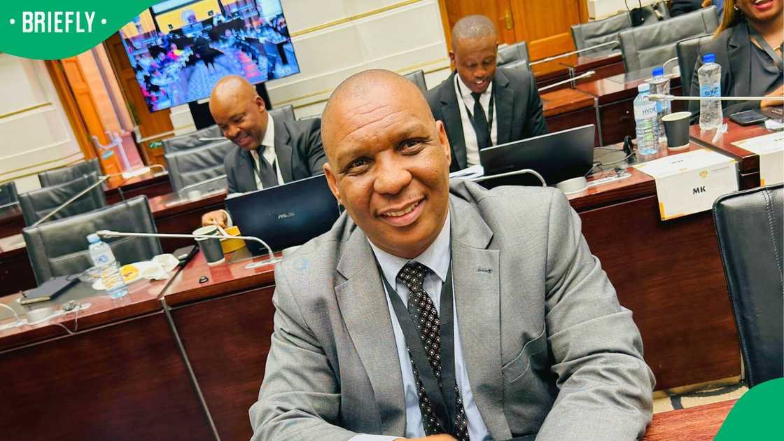 Cedric Nkabinde appearing before Parliament's Ad Hoc Committee Cedric Nkabinde appearing before Parliament's Ad Hoc Committee