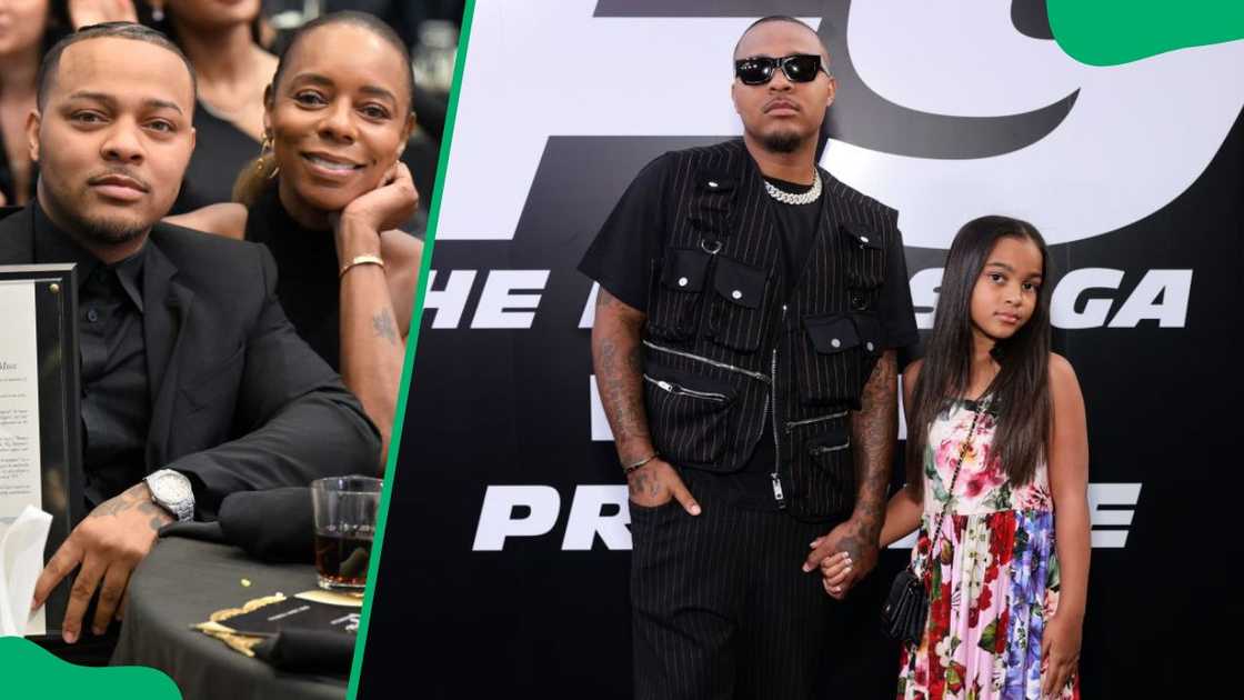 Shad and his mother at the 2023 Black Music Moguls Brunch (L). The rapper and his child, Shai, at the TCL Chinese Theatre in 2021 Shad and his mother at the 2023 Black Music Moguls Brunch (L). The rapper and his child, Shai, at the TCL Chinese Theatre in 2021