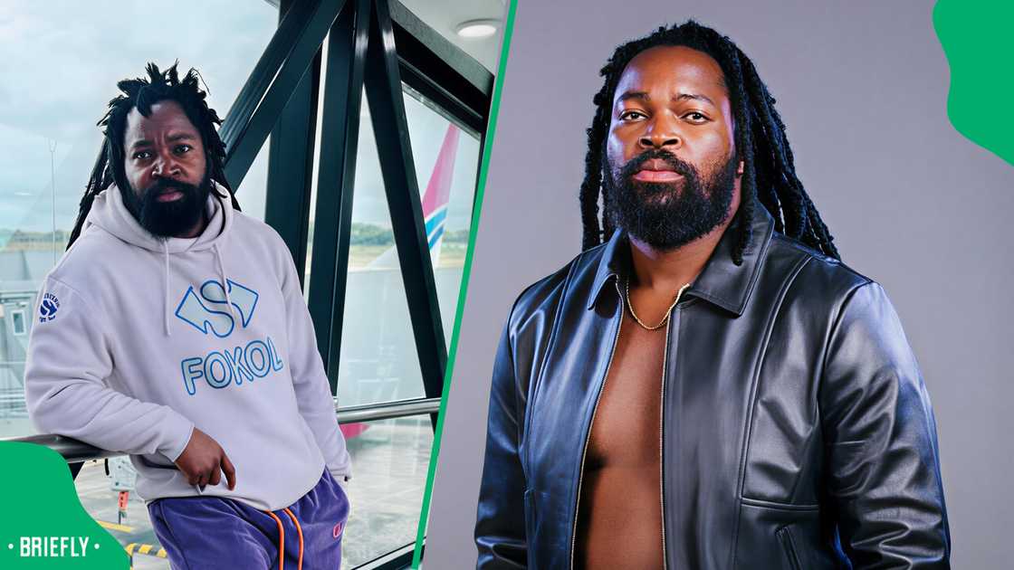 Netizens reacted to Big Zulu's wedding outfit