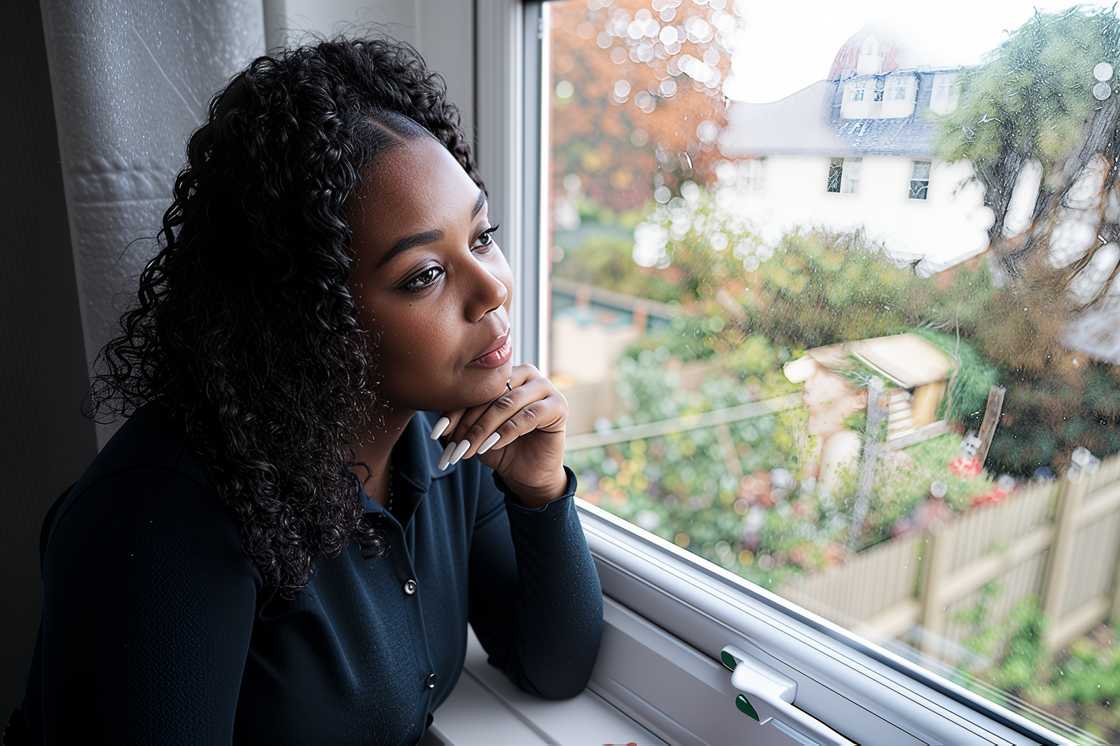 Thoughtful teenage girl