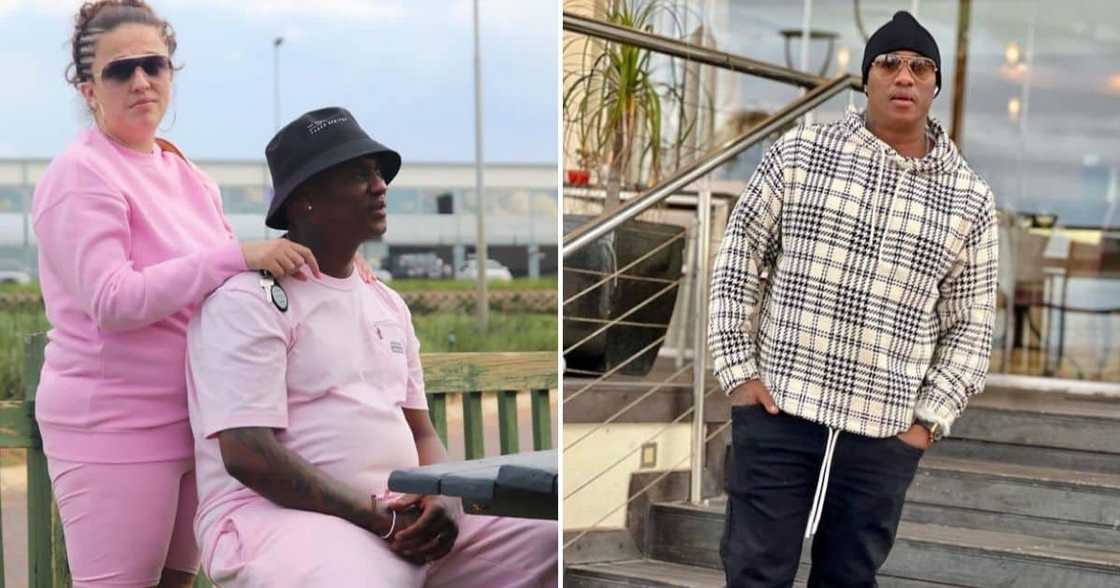 Jub Jub and girlfriend Jub Jub and girlfriend