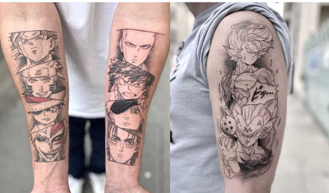 symbol anime tattoos