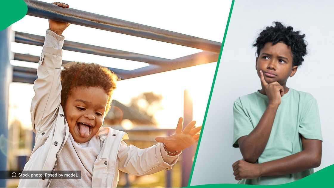 Toddler lift ups kid in TikTok video