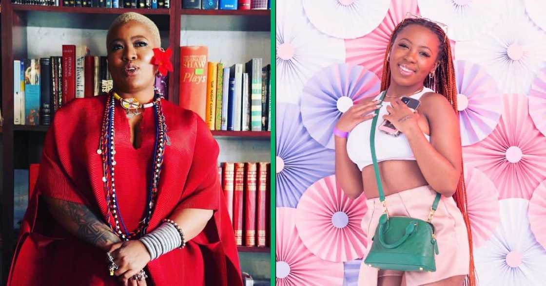 Thandiswa Mazwai defends her daughter. Thandiswa Mazwai defends her daughter.