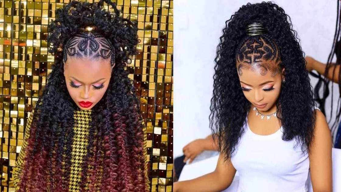 Fancy braids with attachment Fancy braids with attachment