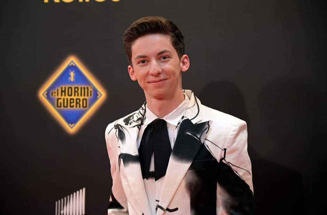Actor Andrew Barth Feldman during the presentation of his new comedy Sin Malos Rollos. Actor Andrew Barth Feldman during the presentation of his new comedy Sin Malos Rollos.