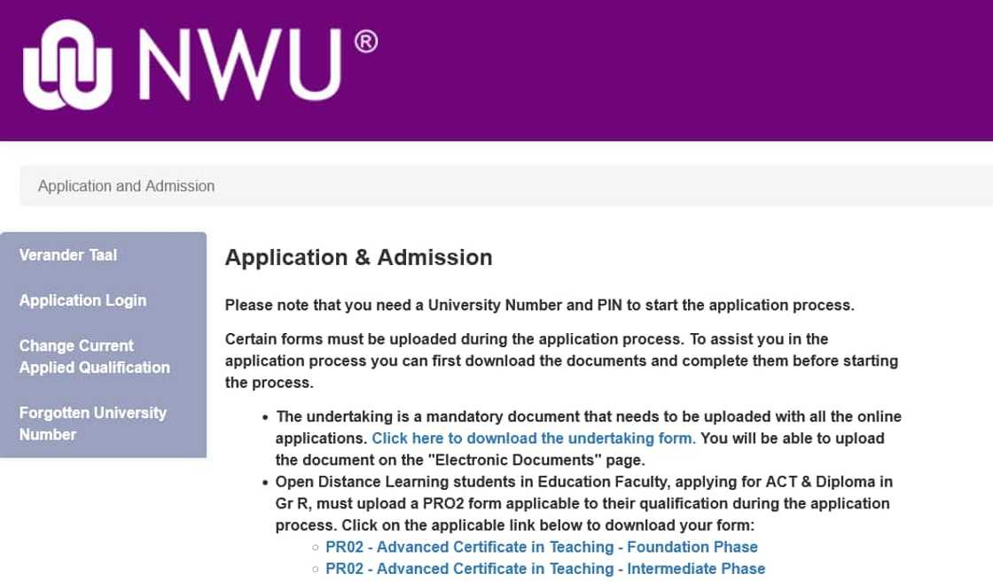 NWU forgotten student number recovery process NWU forgotten student number recovery process