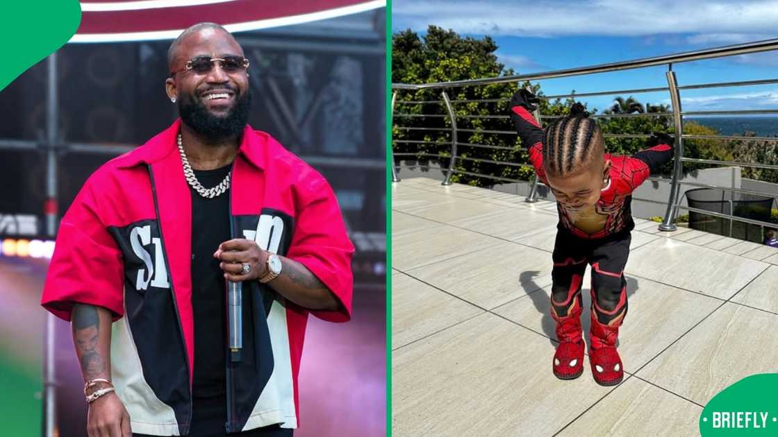 Cassper Nyovest posted a cool birthday tribute for his son Cassper Nyovest posted a cool birthday tribute for his son